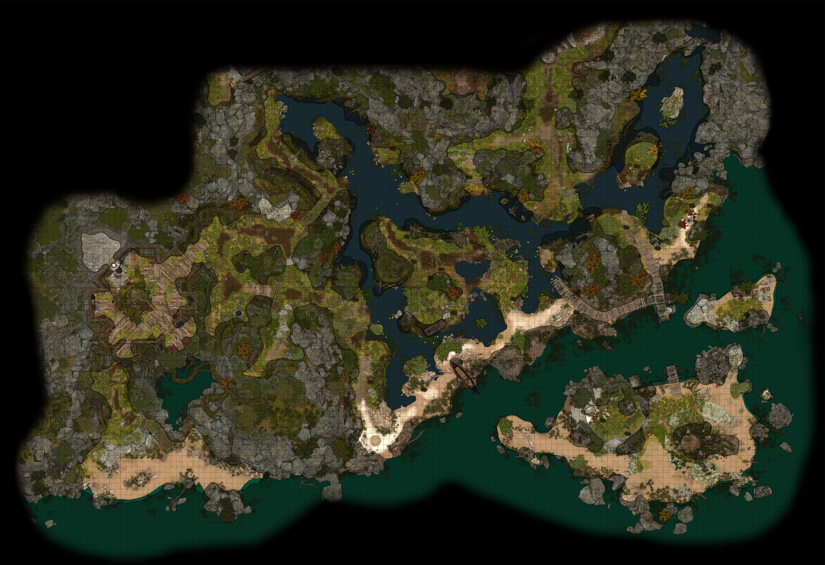 阳光湿地地图